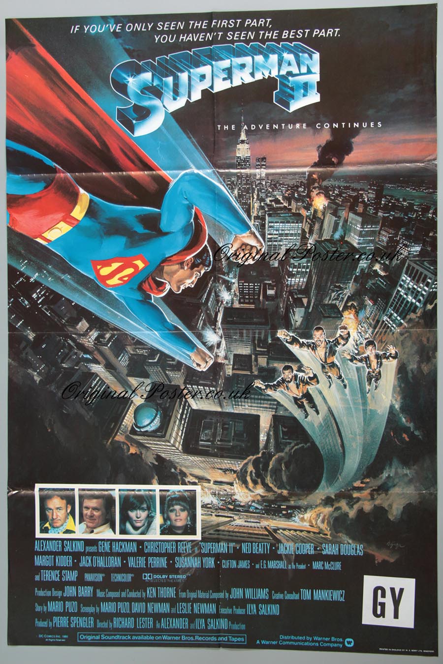 Superman II – Original Film Poster