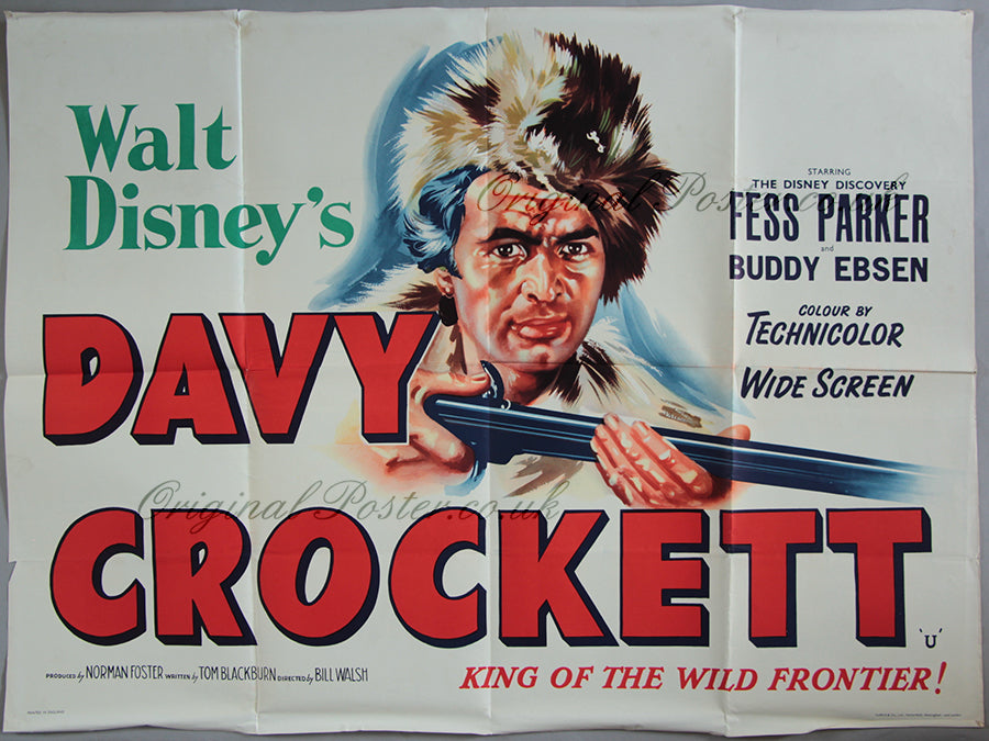 Davy Crockett: King of the Wild Frontier – Original Film Poster