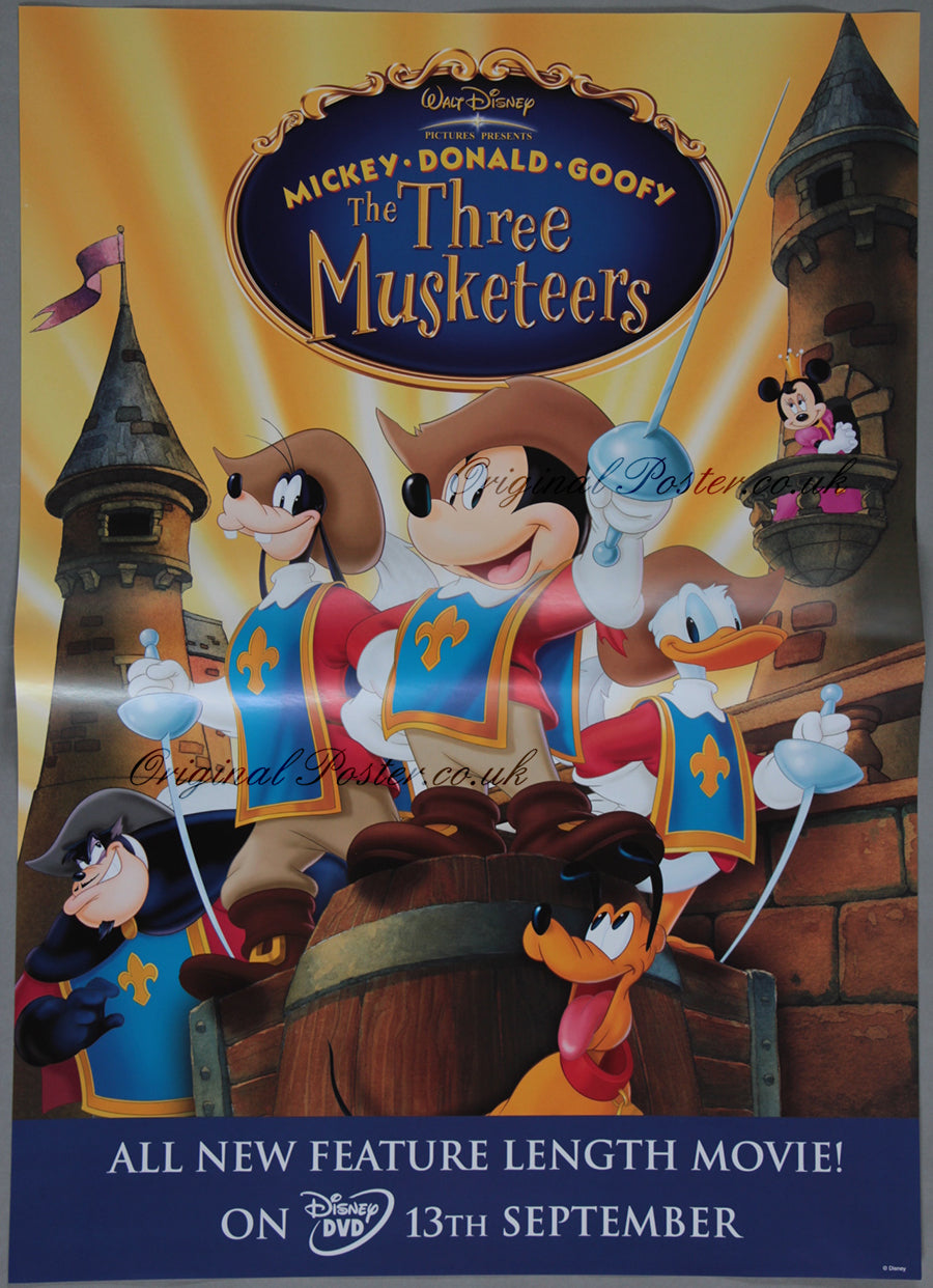 Mickey, Donald, Goofy The Three Musketeers
