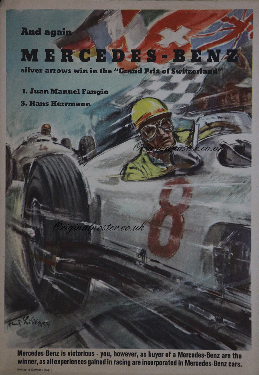 Mercedes Benz Grand Prix of Switzerland 1954