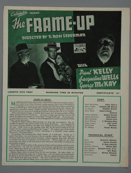 The Frame-Up