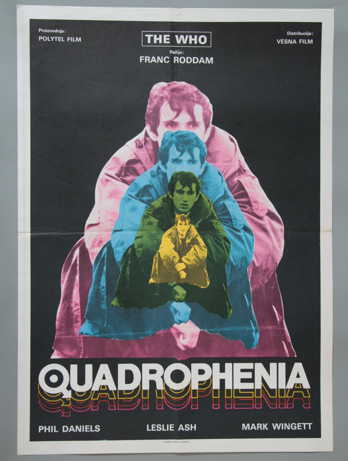 Quadrophenia (1979) Original Yugoslavian Film Poster