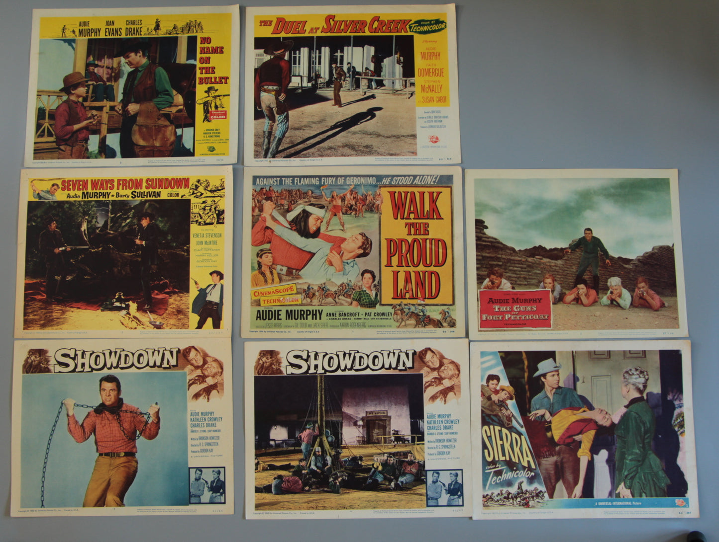 Audie Murphy lobby cards