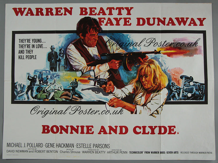 Crime genre film posters