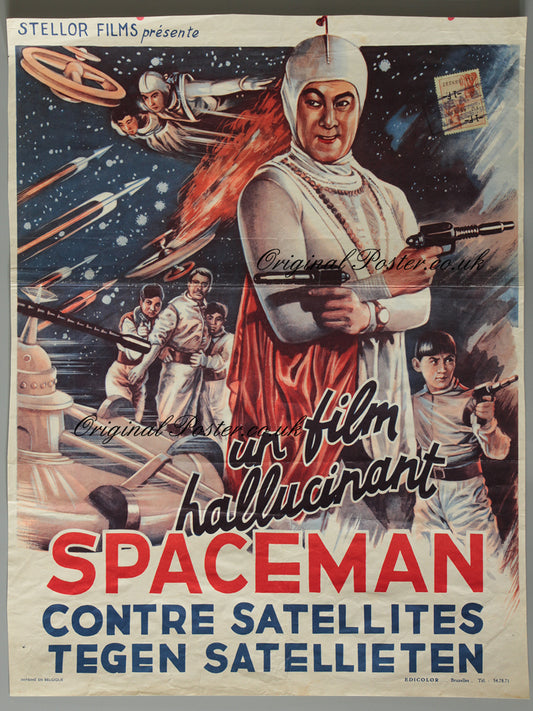 Spaceman against Satellites