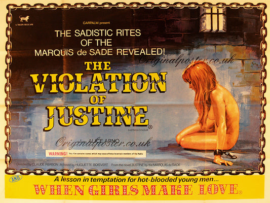 Violation of Justine aka Justine de Sade