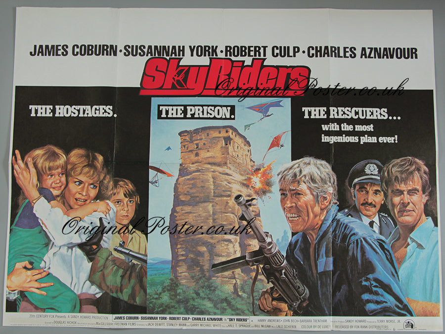 Sky Riders Images Sky Riders – Original Film Poster