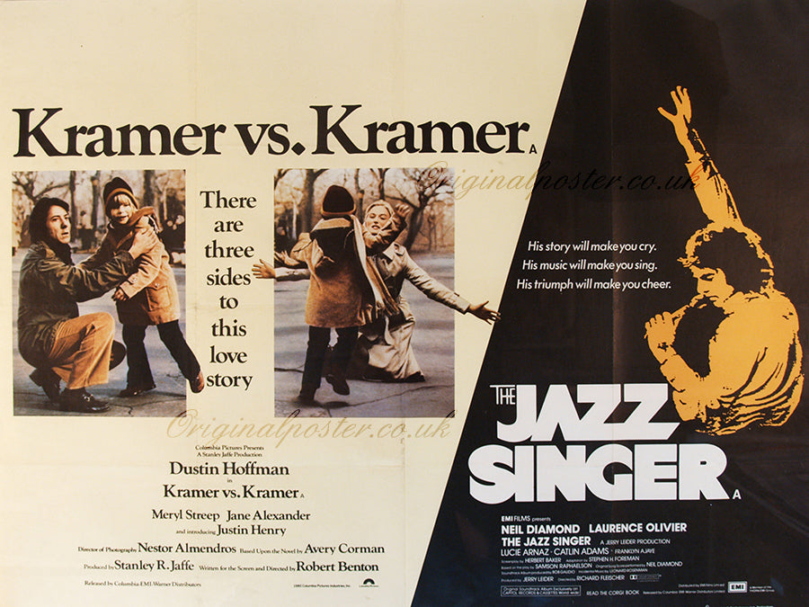Kramer vs. Kramer / The Jazz Singer – Original Film Poster