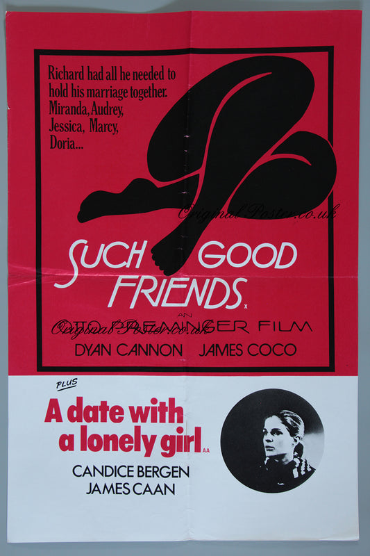 Such Good Friends / A date with a lonely girl / T. R. Baskin