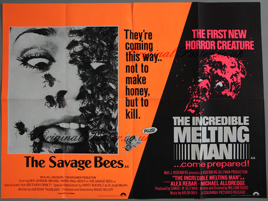 The Savage Bees / The Incredible Melting Man