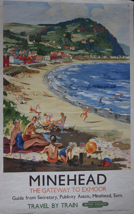 Minehead British Railways 'Travel By Train'
