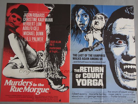 Murders in the Rue Morgue / The Return of Count Yorga