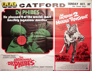The Abominable Dr. Phibes / Incredible 2 Headed Transplant