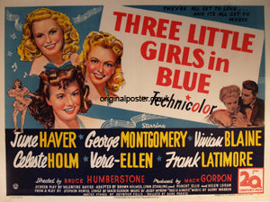 Three Little Girls in Blue