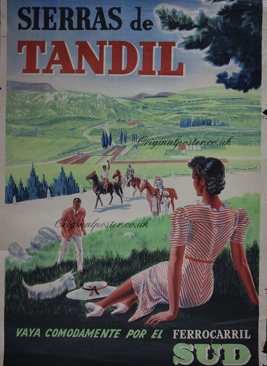 Travel Poster Sierras de Tandil