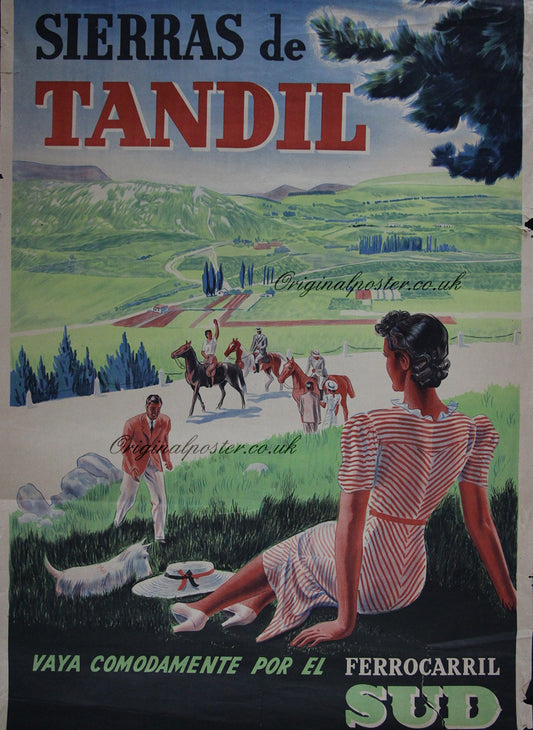 Travel Poster Sierras de Tandil