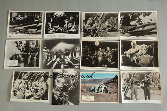 Sci Fi cinema stills including Project Moonbase