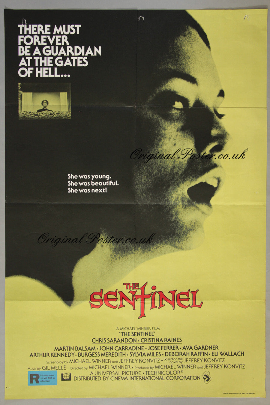 Sentil Original The Sentinel – Original Film Poster