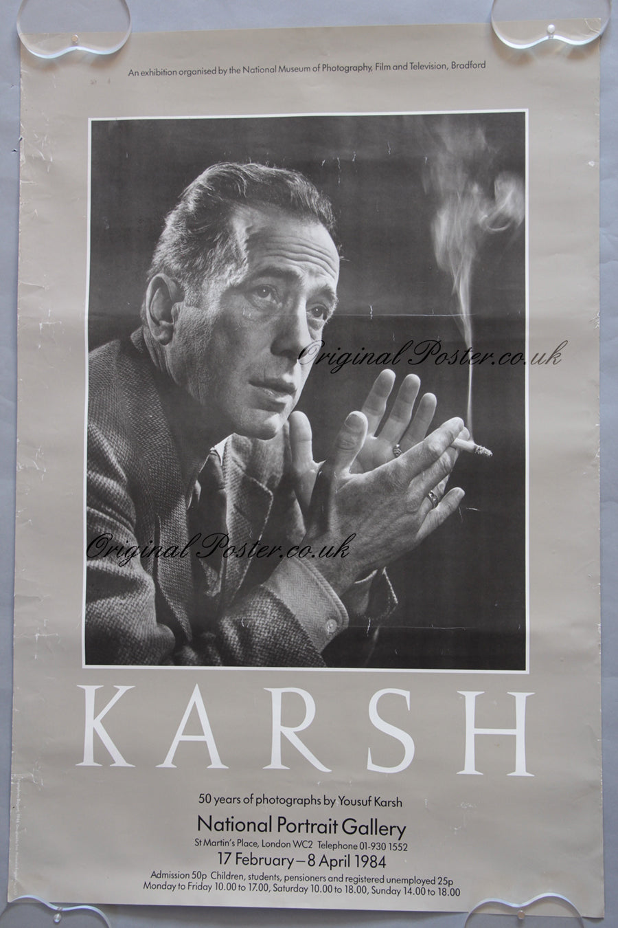 KARSH Humphrey Bogart National Museum of Photography