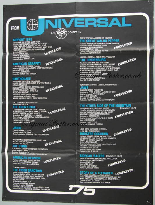 From Universal an MCA Company 1975