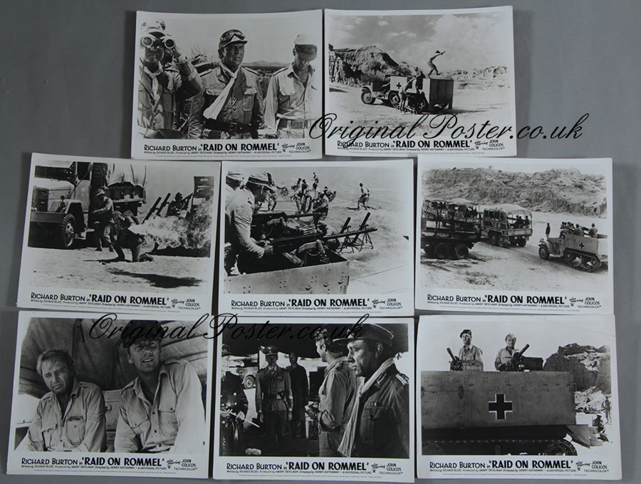 Raid On Rommel Countess Raid on Rommel – Original Film Poster