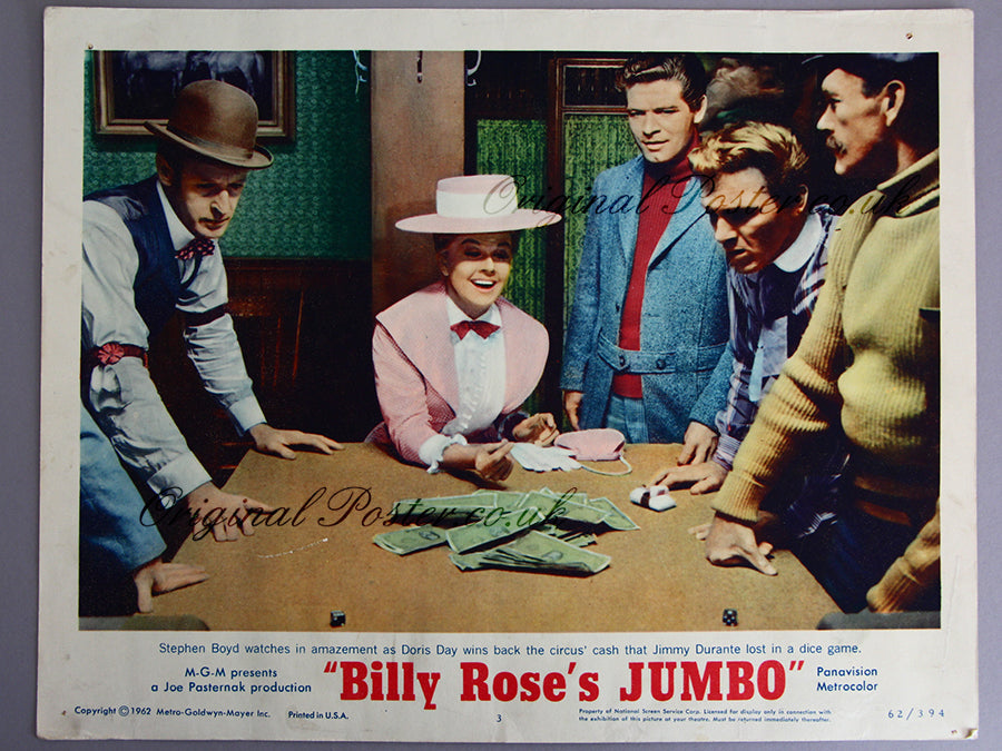 Billy Rosen Billy Rose's Jumbo – Original Film Poster
