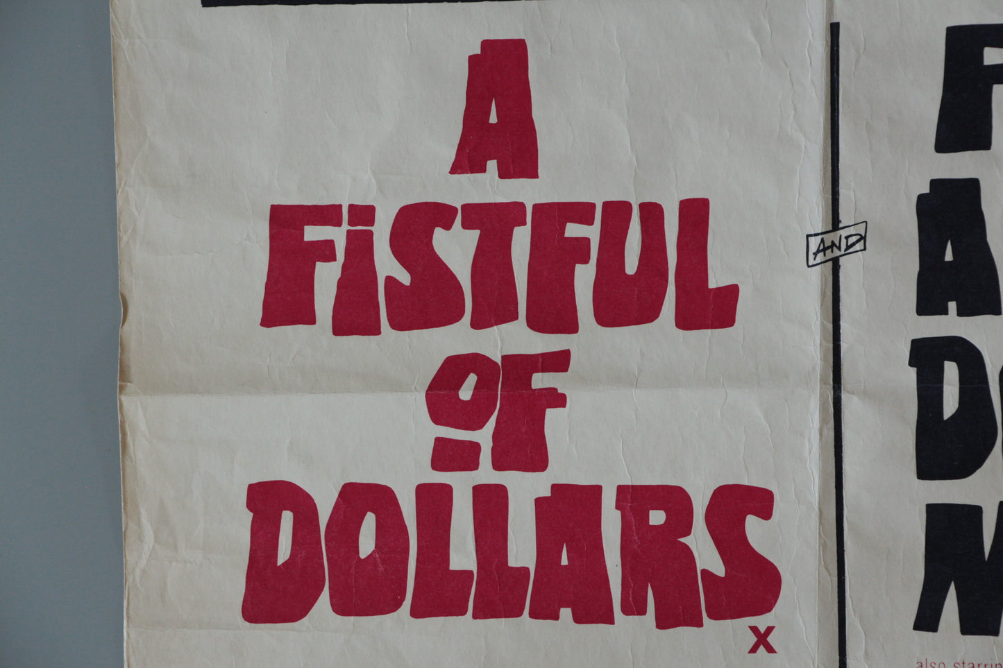 A Fistful of Dollars / For A Few Dollars More