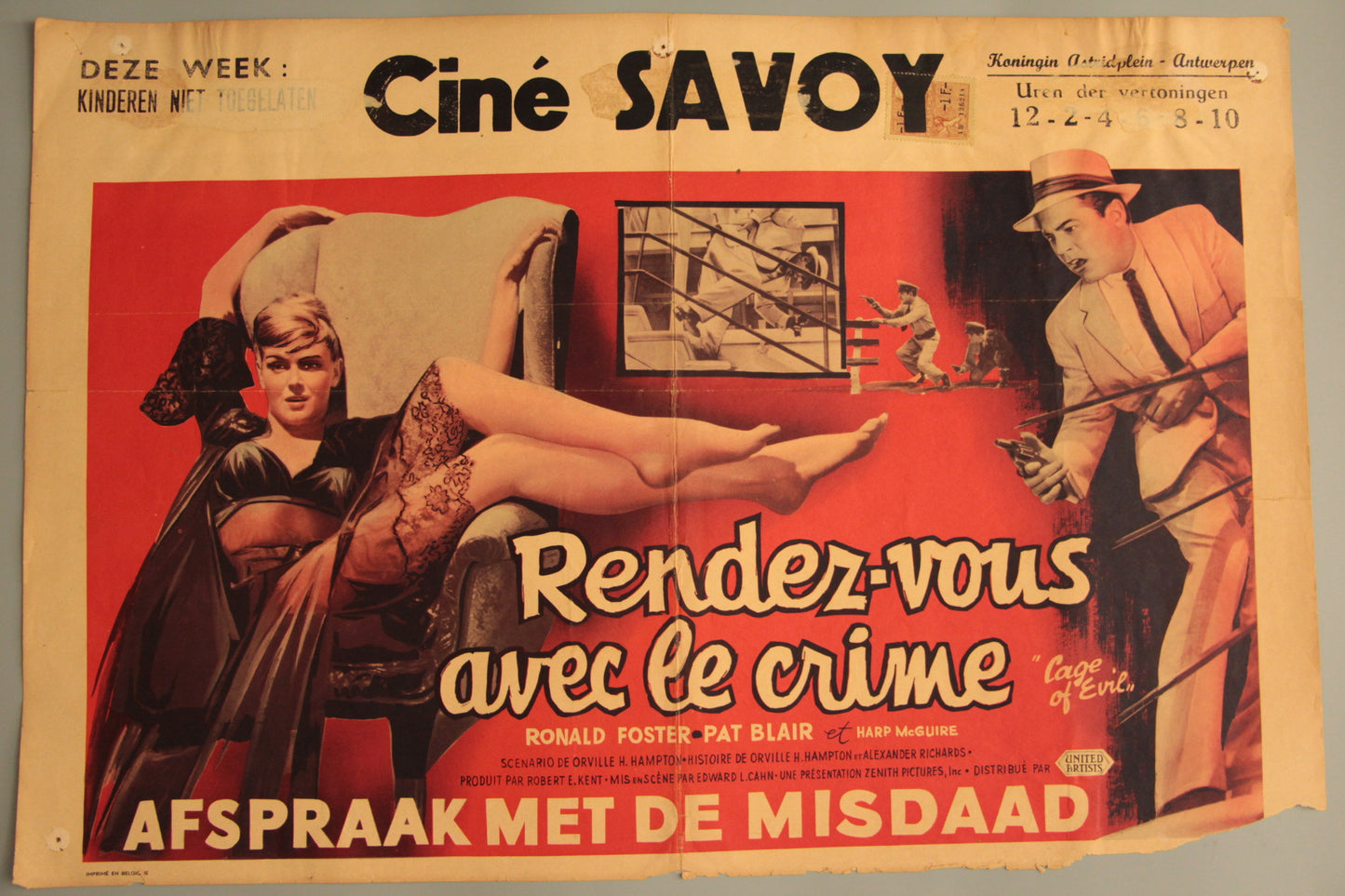 Rendez-vous avec le crime / Cage of evil