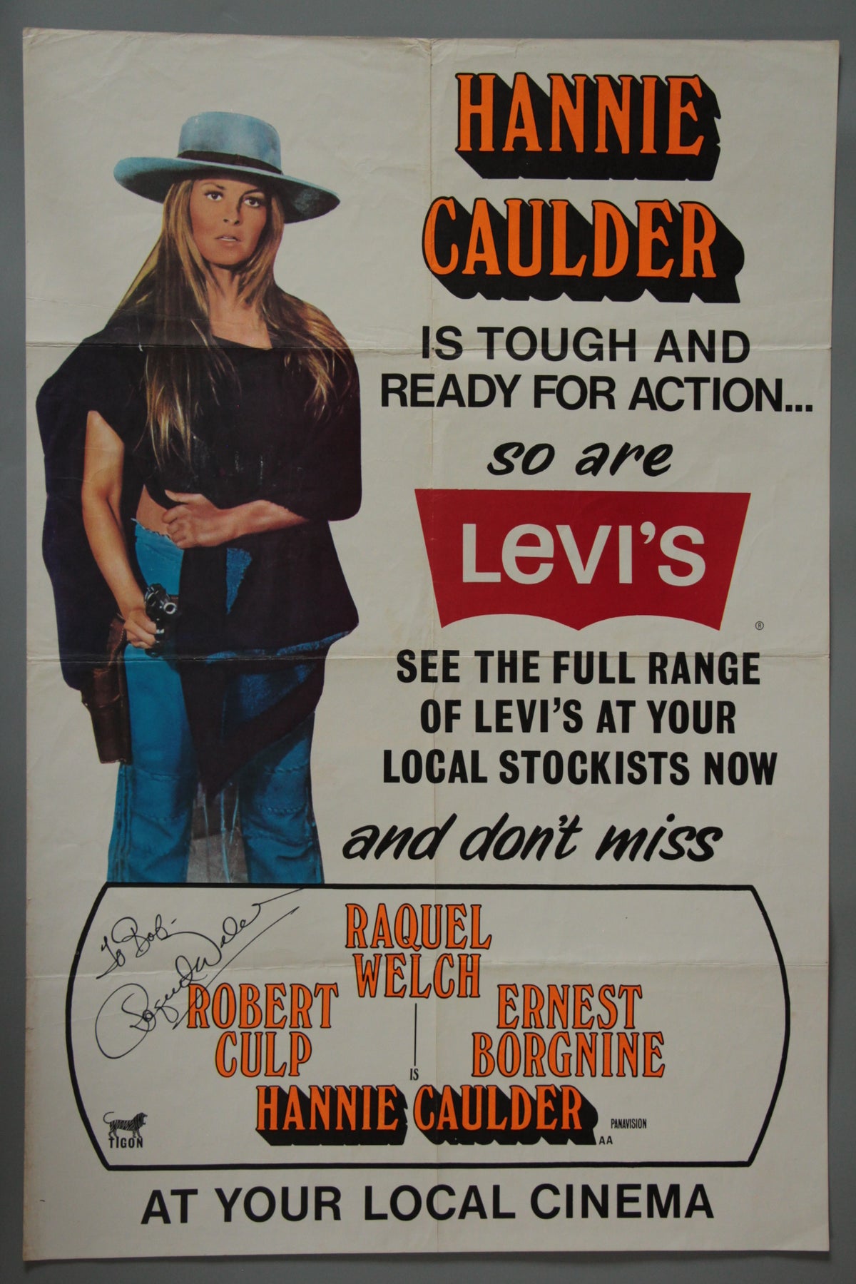 Hannie Caulder (Signed by Raquel Welch)