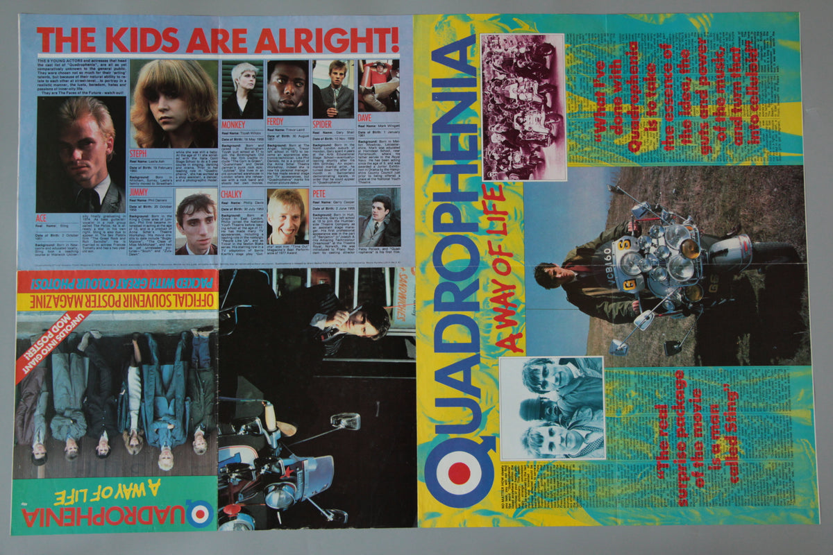 Quadrophenia (1979) – Original British Official Souvenir Poster Magazine