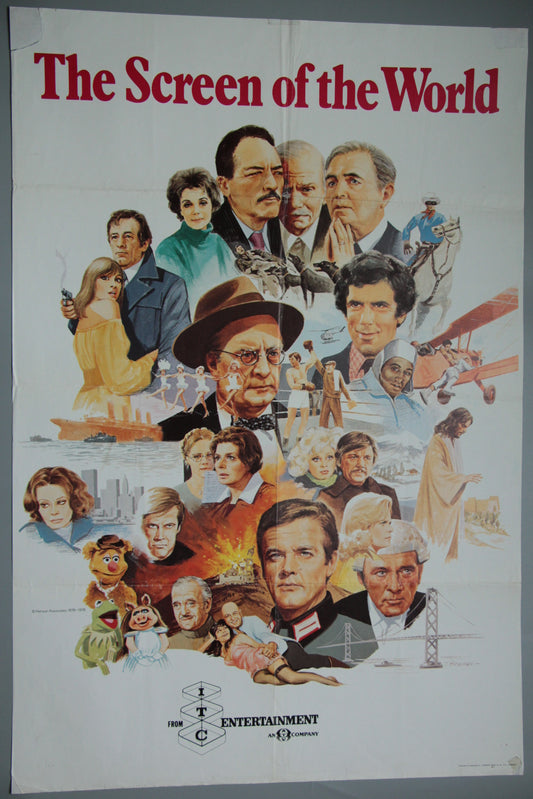 ITC Entertainment The Screen of the World Vintage Poster
