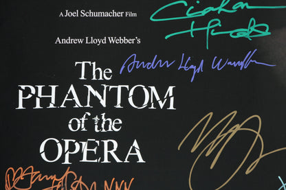 The Phantom of the Opera (2004) – Original Film Poster with Multiple Autographs