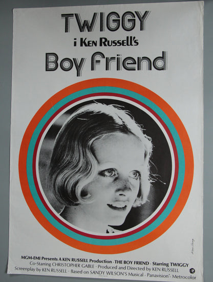 The Boy Friend (1971) – Original Swedish Film Poster – Twiggy