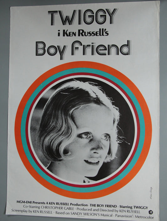 The Boy Friend (1971) – Original Swedish Film Poster – Twiggy