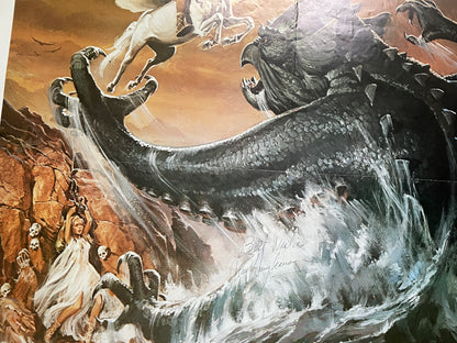 Clash of the Titans signed by Ray Harryhausen