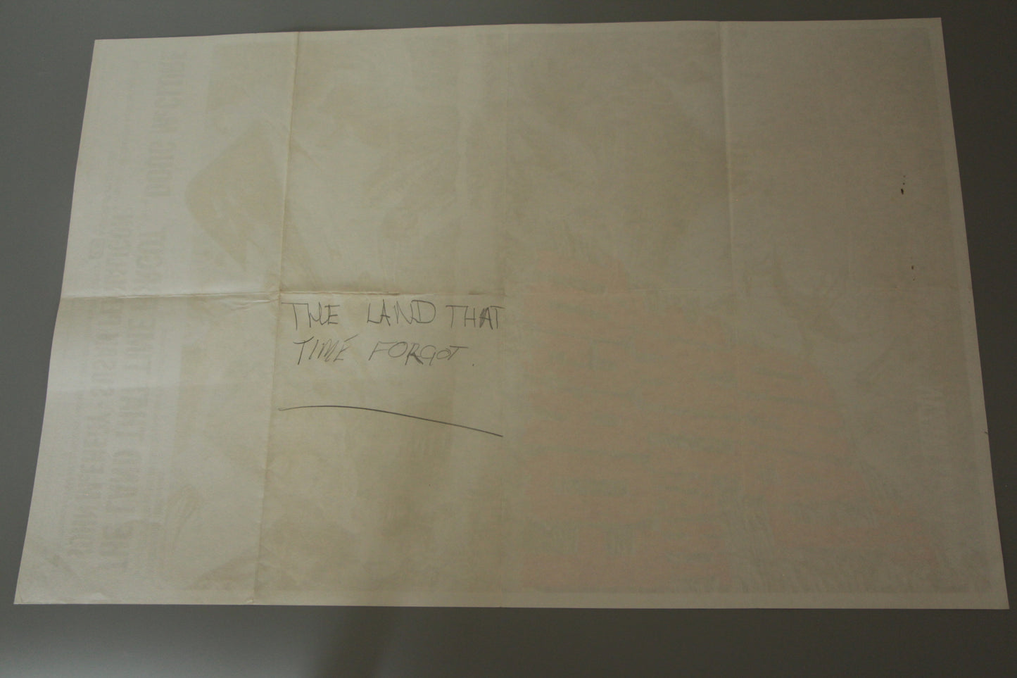 The Land that time forgot