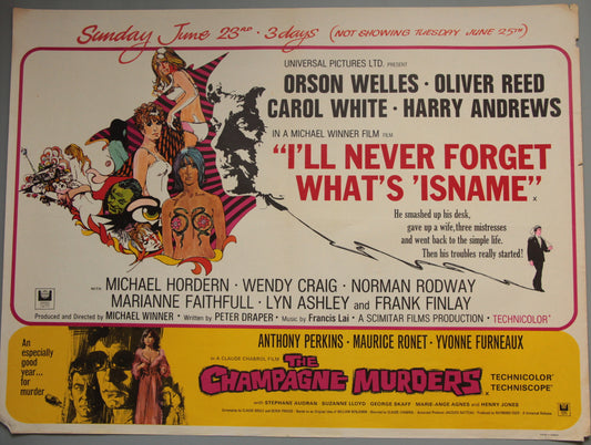 I'll Never Forget What's 'isname / The Champagne Murders