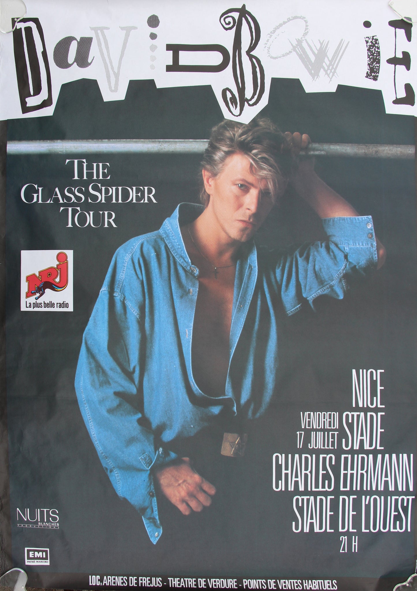 David Bowie Glass Spider Tour 87